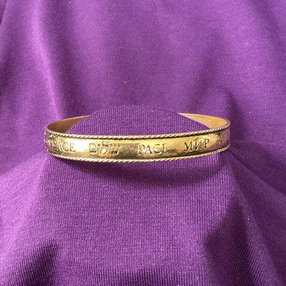 Peace Bangle Bracelet - Picture 2 of 2